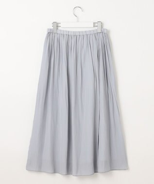 J.PRESS LADIES 【洗える】 Dyed Dechine Air Flow スカート サックスブルー系