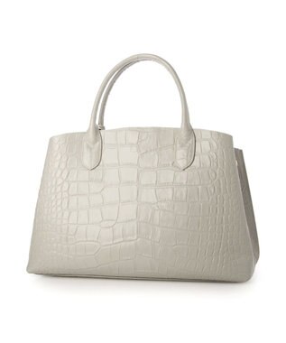 UNBILLION ペルケ perche / WEB直営限定・牛革ユーティリティA4・2wayトートバッグ クロコグレー