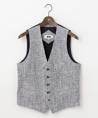 JOSEPH ABBOUD 【キングサイズ】ライトウェーブ ベスト ライトグレー系