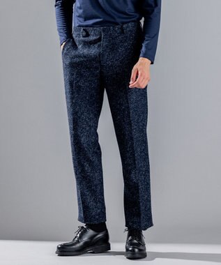 JOSEPH HOMME ROMA TWEED JERSEY / JACK ネイビー系