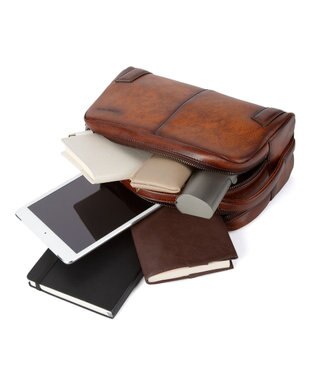 ACE BAGS & LUGGAGE LO HOMME PRESSE アルカイック 本革 日本製 日本製 ポーチ 71852 ロ・オム・プレッセ ブラウン