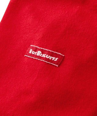 MIKI HOUSE HOT BISCUITS 【70-120cm】 サスペンダープリント長袖Ｔシャツ 赤