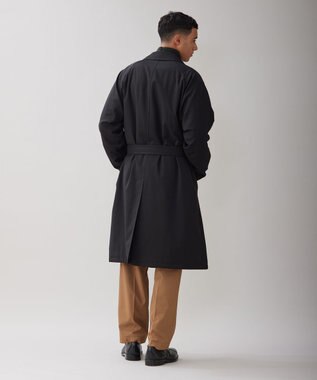 UNFILO MENS 【男女兼用】ウールライクトレンチコート ブラック