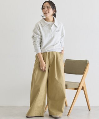 AMERICAN HOLIC 【BEVERLY HILLS POLO CLUB】裏毛ポロスウェット Oatmeal