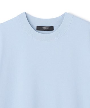 JOSEPH HOMME 【新色追加】リュクスレーヨン　クルーネック半袖ニット スカイブルー系