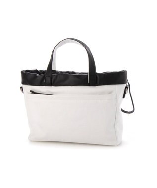 Y'SACCS コーティングキャンバス　2WAYミニトート ホワイト