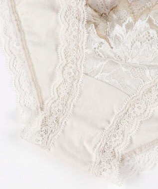 WACOAL ショーツ 【ハグするブラ】 BXB418とペア はきこみ丈ふつう 綿混(バック) レディース PXB218 /ワコール アイボリー