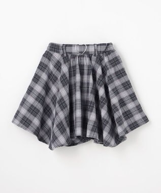 ANY KIDS イレヘム チェックガーリースカパン ネイビー