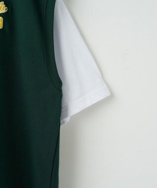 WEGO 【SETUPアイテム】アンサンブルスウェットベストT（S） グリーン