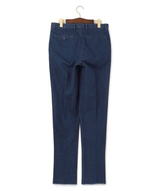 J.PRESS MEN 【ストレッチ】ワンタック ストレッチリングデニム パンツ ネイビー系