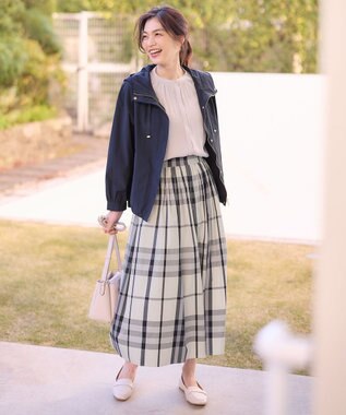 ANY 【撥水/UVカット/手洗い可】ラク映え撥水マウンパ ネイビー