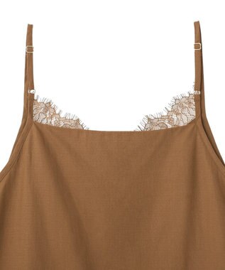 YECCA VECCA レースキャミソール Brown