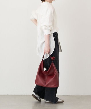 russet ソフトレザーワンショルダーバッグ(CE-1506) Bordeaux