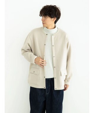 CRAFT STANDARD BOUTIQUE ニットフリースカーディガン Ivory