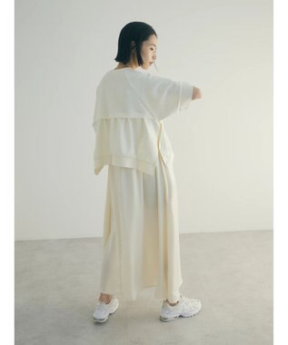 Green Parks armonia．カットレイヤードワンピース White