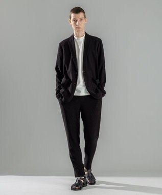 JOSEPH HOMME 【洗える/ストレッチ】ソフトプリーツストレッチ   ジャケット ブラック系