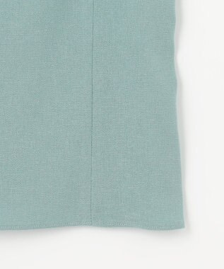 自由区 L 【セットアップ対応・接触冷感・洗える】リネンライクシンセティックキャミ ビスチェ ライトブルー