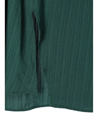 Green Parks 変形ストライプジャガードチュニック Green