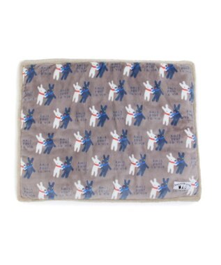 PET PARADISE リサとガスパール 遠赤外線 ボアマット 《 であい柄 》 (80×60cm) であい柄