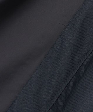 GOTAIRIKU 25年新作/3シーズン対応【防水/軽量/シワになりにくい】メランジカルゼ ステンカラーコート_無地 ネイビー系