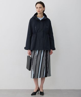 ICB L テントライン フーデットコート ネイビー