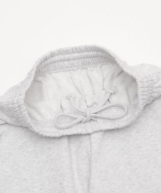 WEGO 【ウエストゴム】スウェットワイドパンツ アッシュグレー