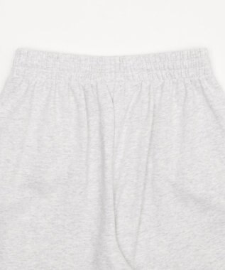 WEGO 【ウエストゴム】スウェットワイドパンツ アッシュグレー