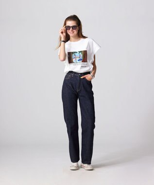 LENO BRIGITTE STRAIGHT JEANS　ストレートデニムパンツ INDIGO