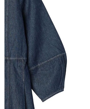 Green Parks ・ＥＬＥＮＣＡＲＥ　ＤＵＥ　デニムハーフＺＩＰワンピース Indigo