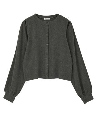 CRAFT STANDARD BOUTIQUE カットアウトデザインカーディガン Charcoal Gray