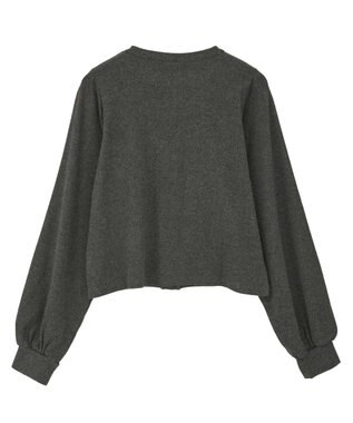 CRAFT STANDARD BOUTIQUE カットアウトデザインカーディガン Charcoal Gray