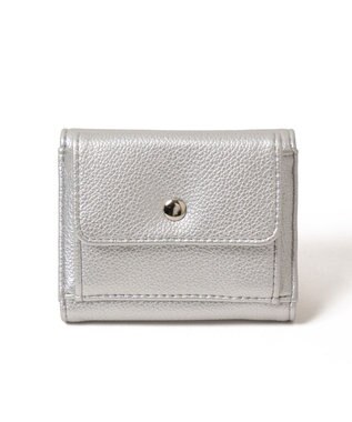 WEGO フラップミニウォレット シルバー