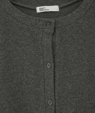 CRAFT STANDARD BOUTIQUE カットアウトデザインカーディガン Charcoal Gray