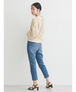 earth music&ecology クロップドデニムパンツ Medium Indigo