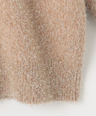 自由区 S 【カタログ掲載】フェザーラメプルオーバー ニット モカ