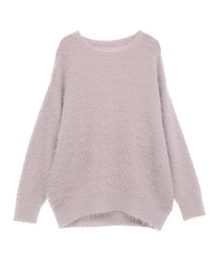 earth music&ecology モヘヤライクレースニット