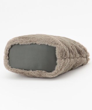 ANY ラウンドファーバッグ モカ