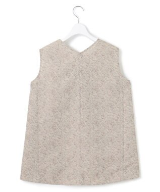 23区 【一部店舗限定/洗える】リネンライクジャカード セットアップ グレージュ系