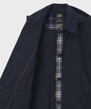 Paul Smith タフタ スプリングコート ネイビー