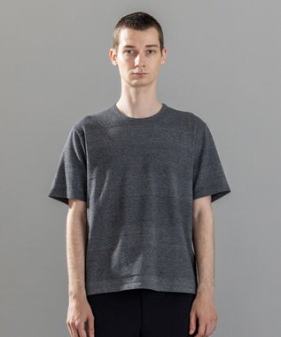 JOSEPH HOMME 新素材【清涼感/ストレッチ】リンクスメランジジャージー　クルーネックカットソー ライトグレー系