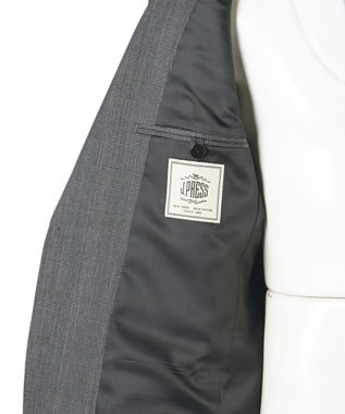 J.PRESS MEN 【WEB・一部店舗限定】グレナカートチェック スーツ / 2B / 背抜き ライトグレー系3