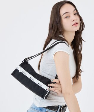 LeSportsac E/W SQUARE BOX SHOULDER/スペクテイターブラック