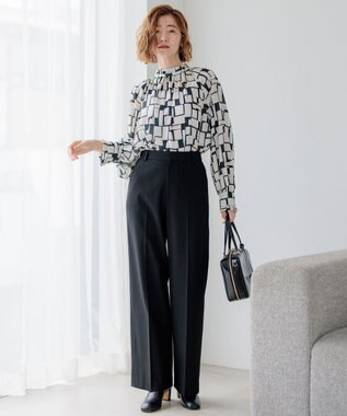 23区 ショート ヒール ブーツ ブラック系