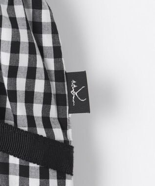 組曲 KIDS 【110-140cm】ギンガム パンツ ブラック系3