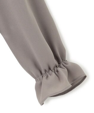 TOCCA 【消臭・洗える】PROMISE RIBBON FRILL ブラウス モカ系