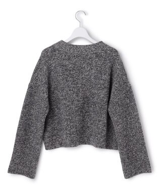 23区 S 【SLOW/一部店舗限定】ソフトウール Vネック ニット グレーミックス