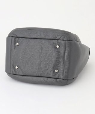 Y'SACCS シュリンクレザートート Sサイズ グレー