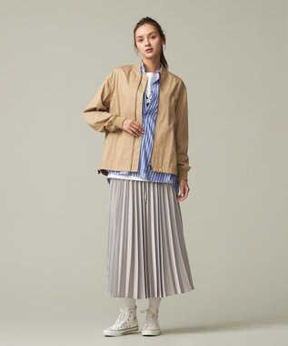 J.PRESS YORK STREET 【UNISEX】MA-1ブルゾン ベージュ系