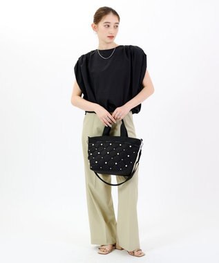 LeSportsac BUCKET TOTE W PEARLS2/ミッドナイトパール ミッドナイトパール