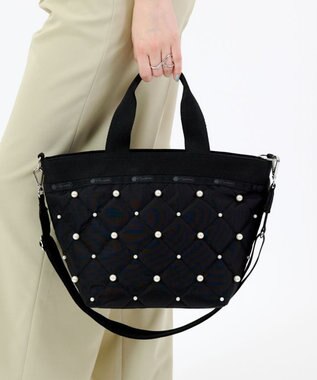 LeSportsac BUCKET TOTE W PEARLS2/ミッドナイトパール ミッドナイトパール